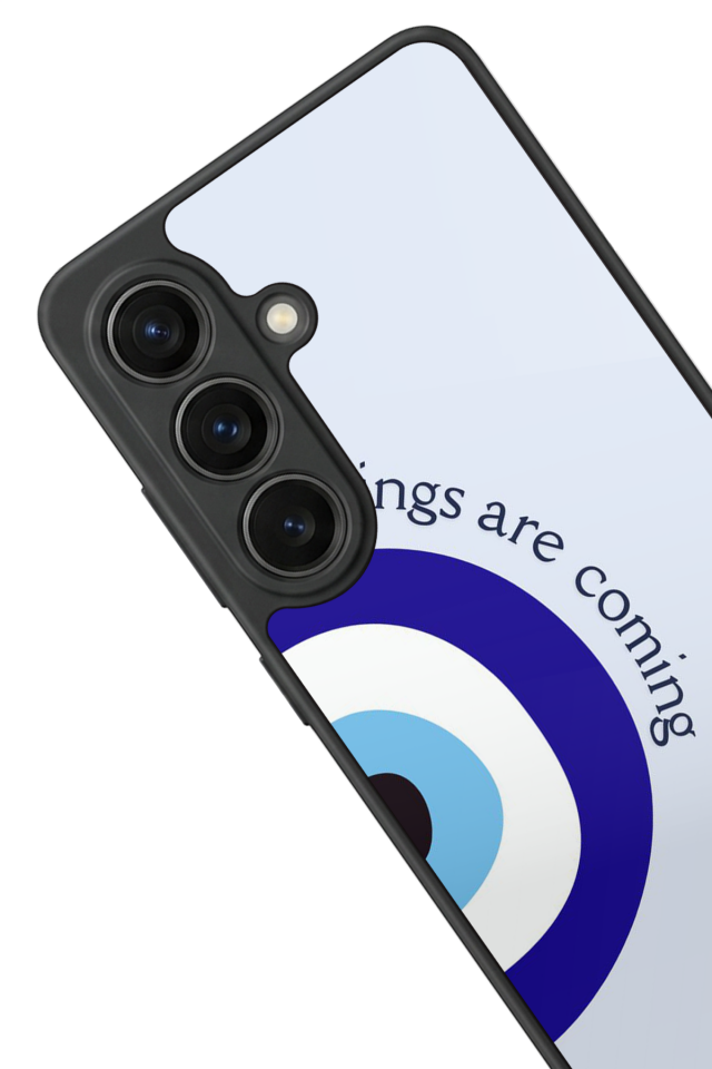 Samsung Galaxy S26 Uyumlu Nazar Tasarımlı Glossy Premium Kılıf