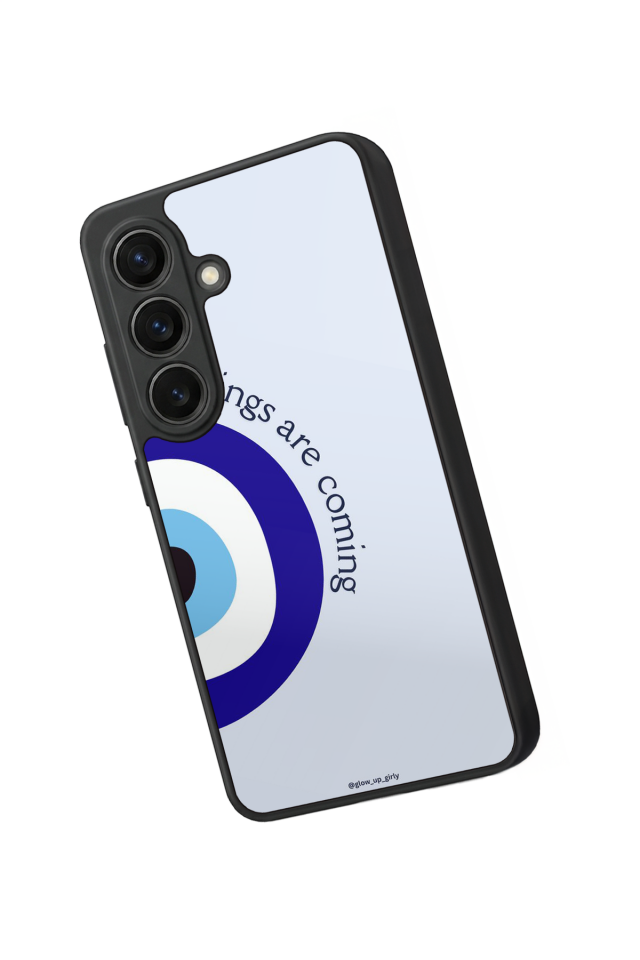 Samsung Galaxy S26 Uyumlu Nazar Tasarımlı Glossy Premium Kılıf