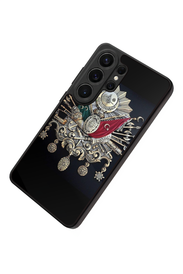 Samsung Galaxy S26 Ultra Uyumlu Osmanli Tugrasi Tasarımlı Glossy Premium Kılıf