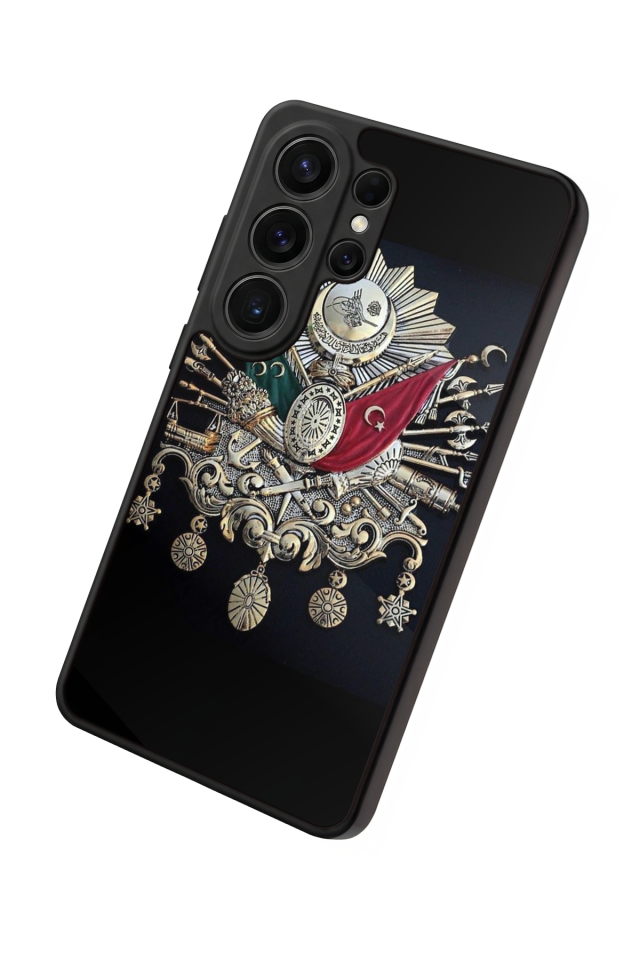 Samsung Galaxy S26 Ultra Uyumlu Osmanli Tugrasi Tasarımlı Glossy Premium Kılıf
