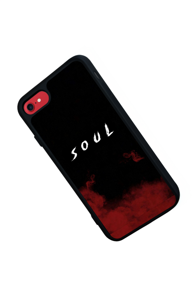 iPhone SE Uyumlu SOUL Tasarımlı Glossy Premium Kılıf