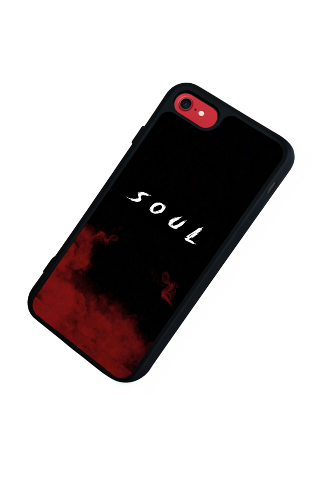 iPhone SE Uyumlu SOUL Tasarımlı Glossy Premium Kılıf