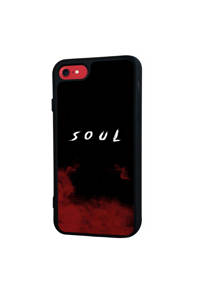 iPhone SE Uyumlu SOUL Tasarımlı Glossy Premium Kılıf