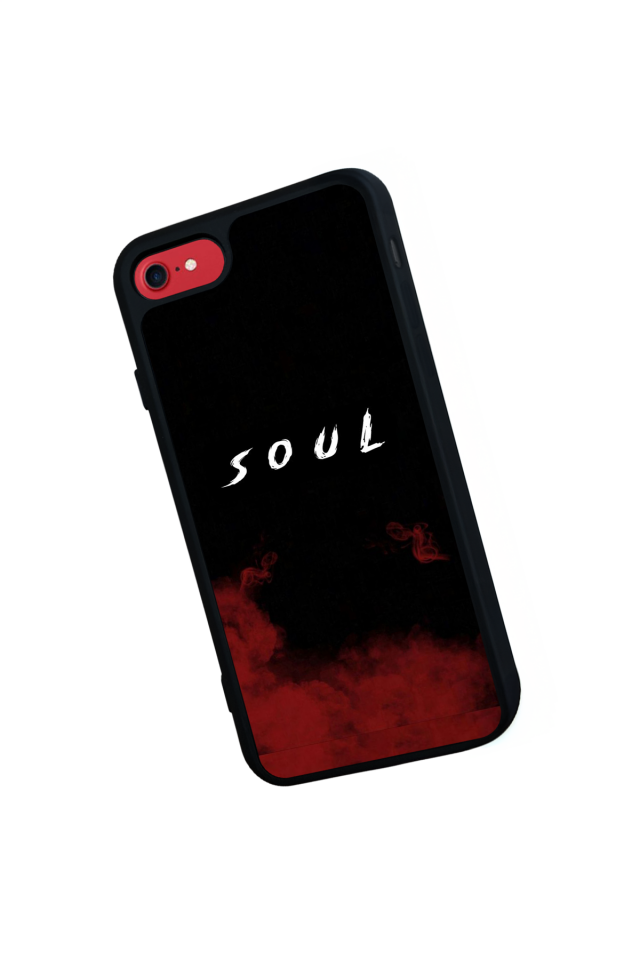 iPhone SE Uyumlu SOUL Tasarımlı Glossy Premium Kılıf