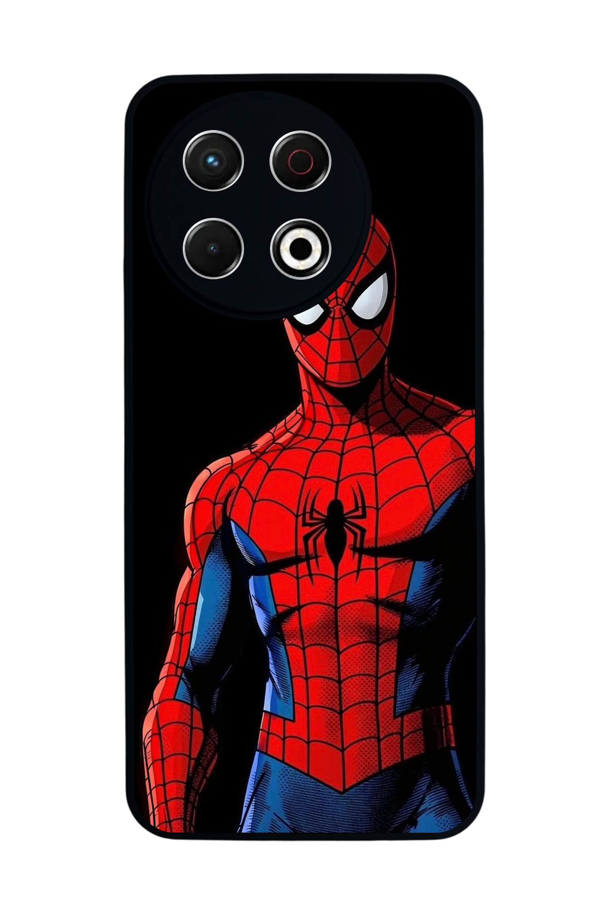 Tecno Spark 30 Pro Uyumlu Spider Man ( Örümcek Adam ) Tasarımlı Glossy Premium Kılıf