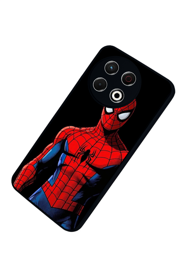 Tecno Spark 30 Pro Uyumlu Spider Man ( Örümcek Adam ) Tasarımlı Glossy Premium Kılıf