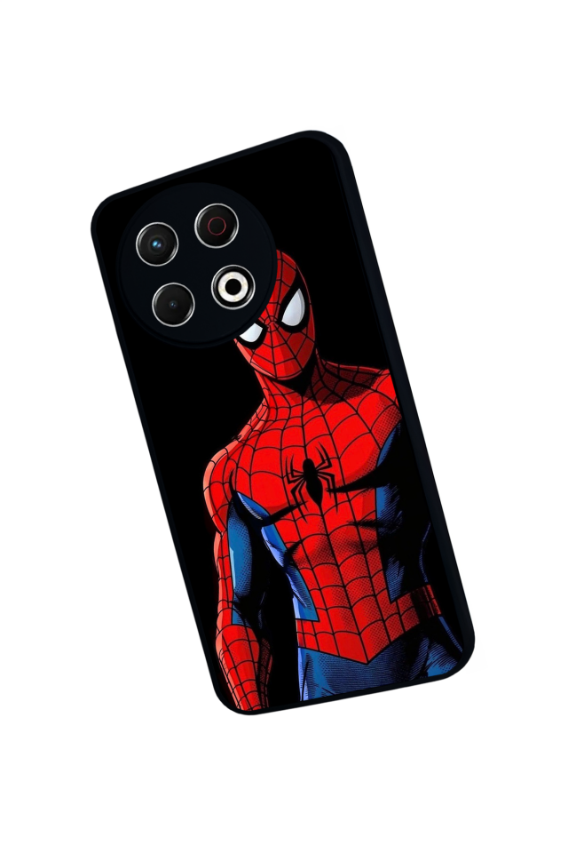 Tecno Spark 30 Pro Uyumlu Spider Man ( Örümcek Adam ) Tasarımlı Glossy Premium Kılıf