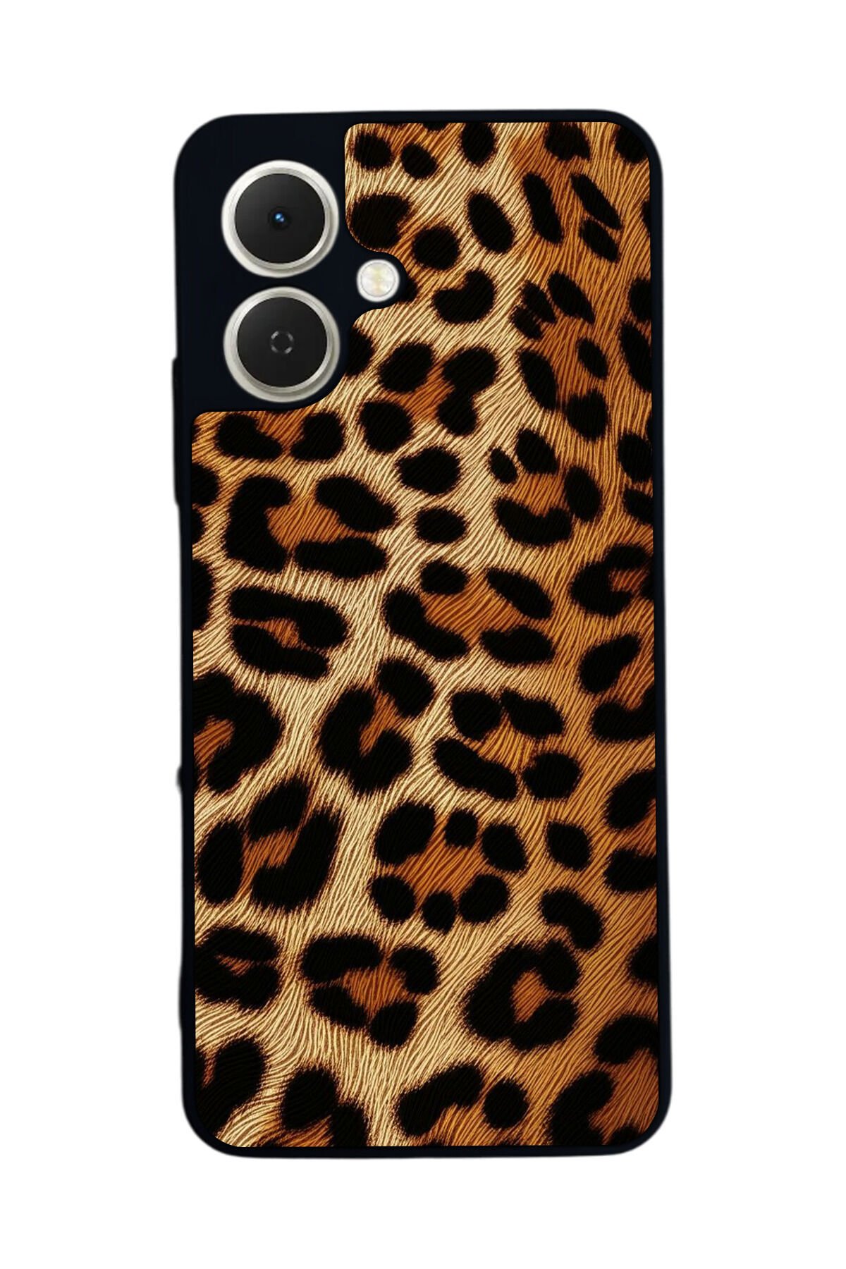 Tecno Spark GO 2 Uyumlu Leopar Tasarımlı Glossy Premium Kılıf