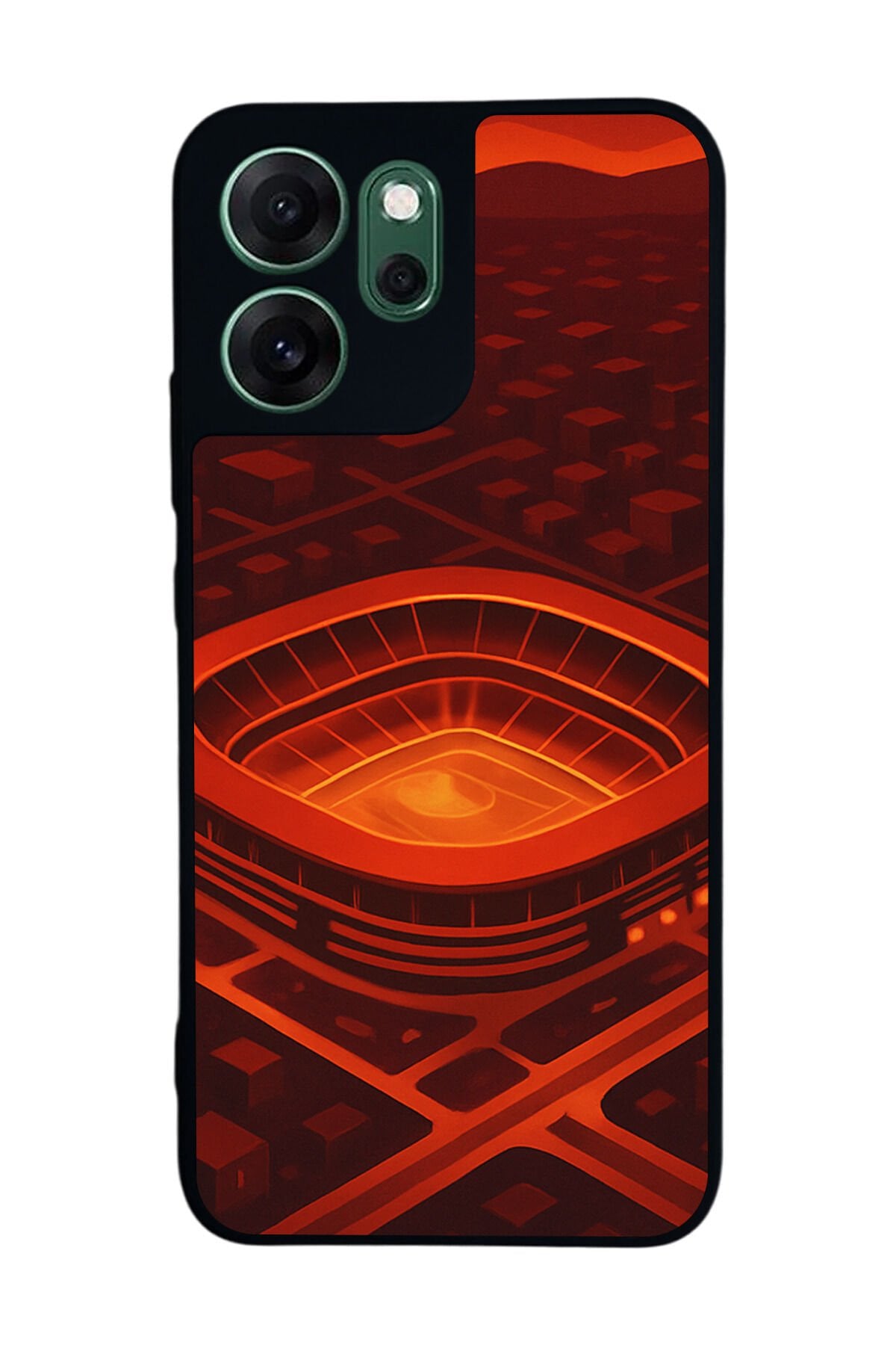 Oppo Reno 14F Uyumlu Aslan Tasarımlı Glossy Premium Kılıf