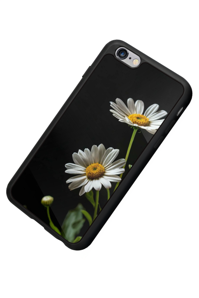 iPhone 6 Plus Uyumlu Cicek Tasarımlı Glossy Premium Kılıf