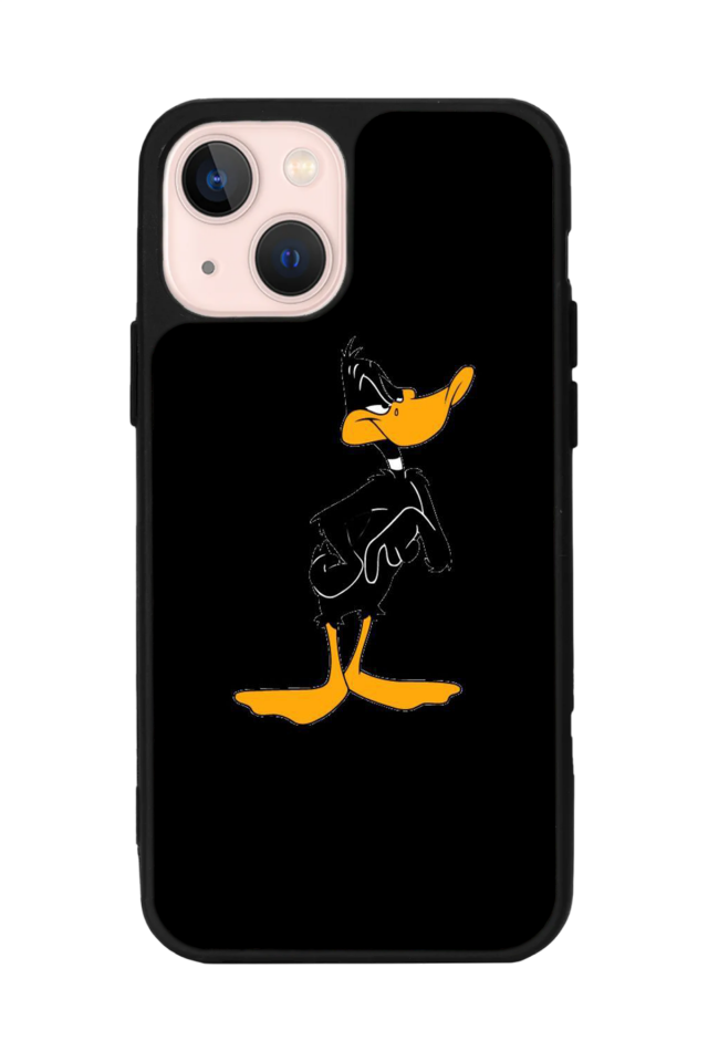 iPhone 14 Plus Uyumlu Daffy duck Tasarımlı Glossy Premium Kılıf