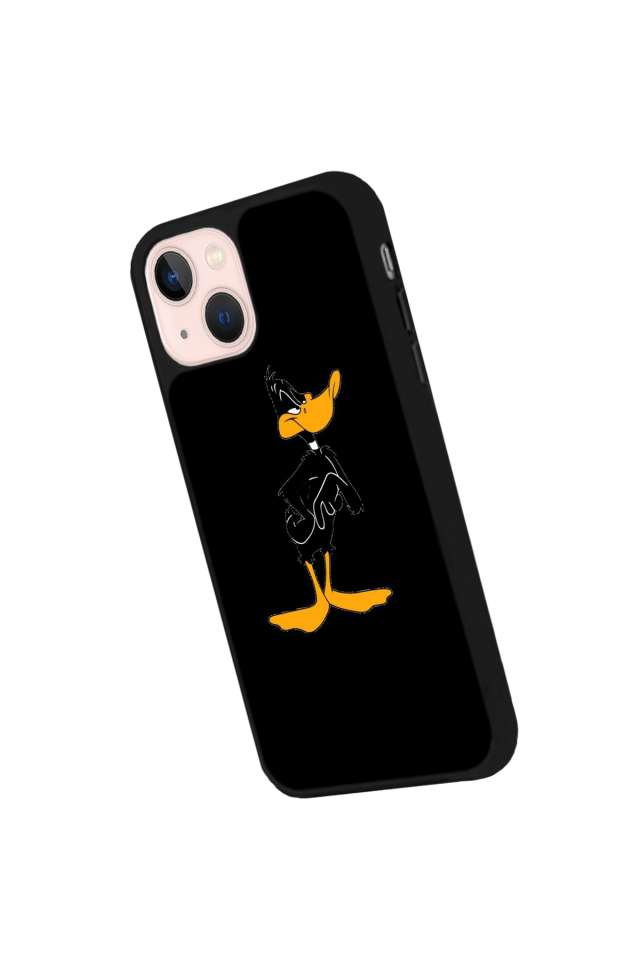 iPhone 14 Plus Uyumlu Daffy duck Tasarımlı Glossy Premium Kılıf