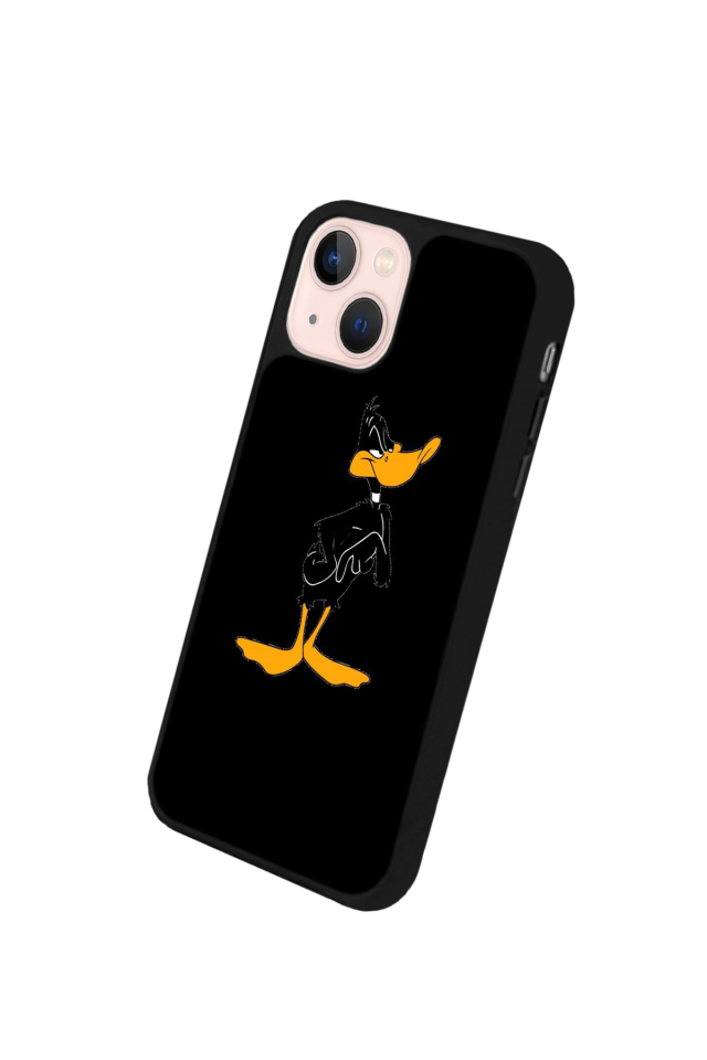 iPhone 14 Plus Uyumlu Daffy duck Tasarımlı Glossy Premium Kılıf