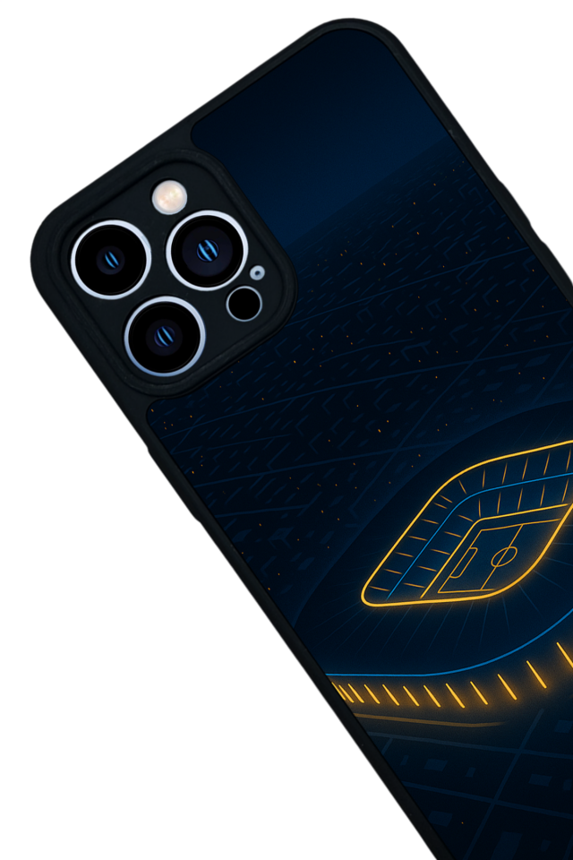iPhone 12 Pro Max Uyumlu Fenerbahce Tasarımlı Glossy Premium Kılıf