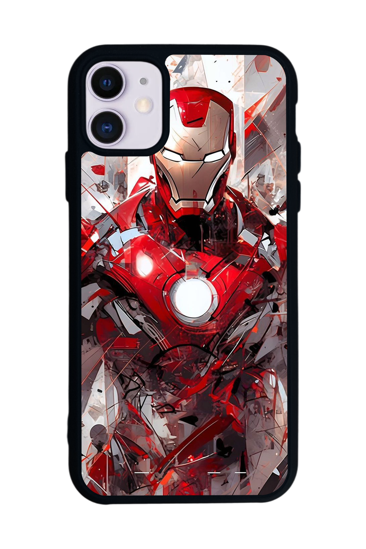 iPhone 11 Uyumlu Iron Man ( Demir Adam ) Tasarımlı Glossy Premium Kılıf