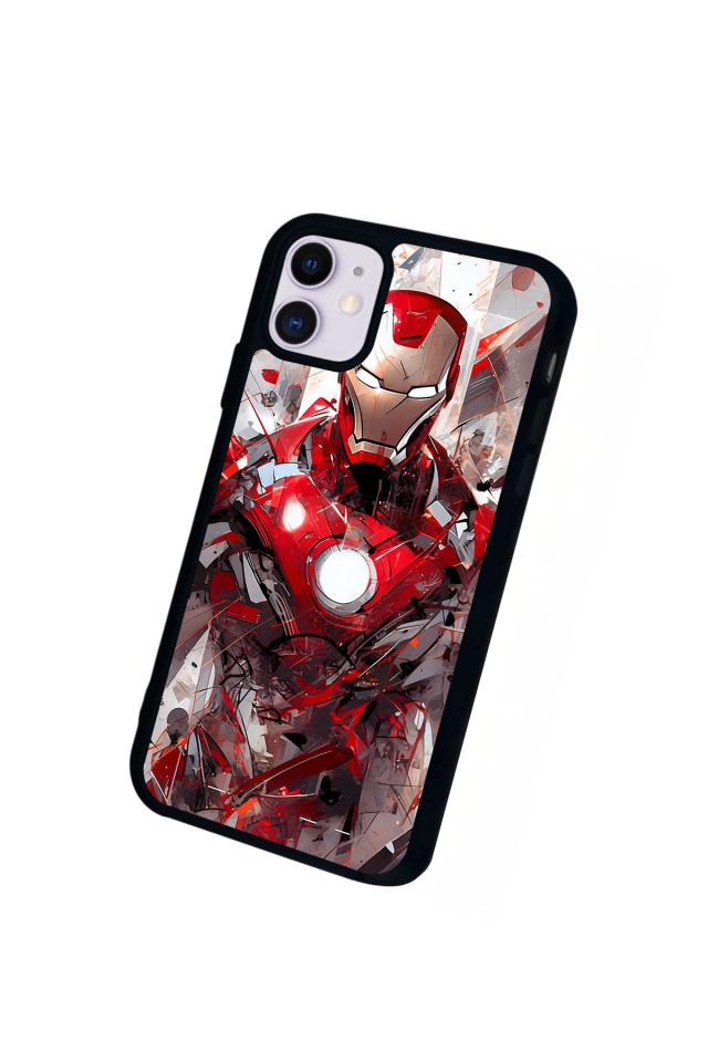 iPhone 11 Uyumlu Iron Man ( Demir Adam ) Tasarımlı Glossy Premium Kılıf