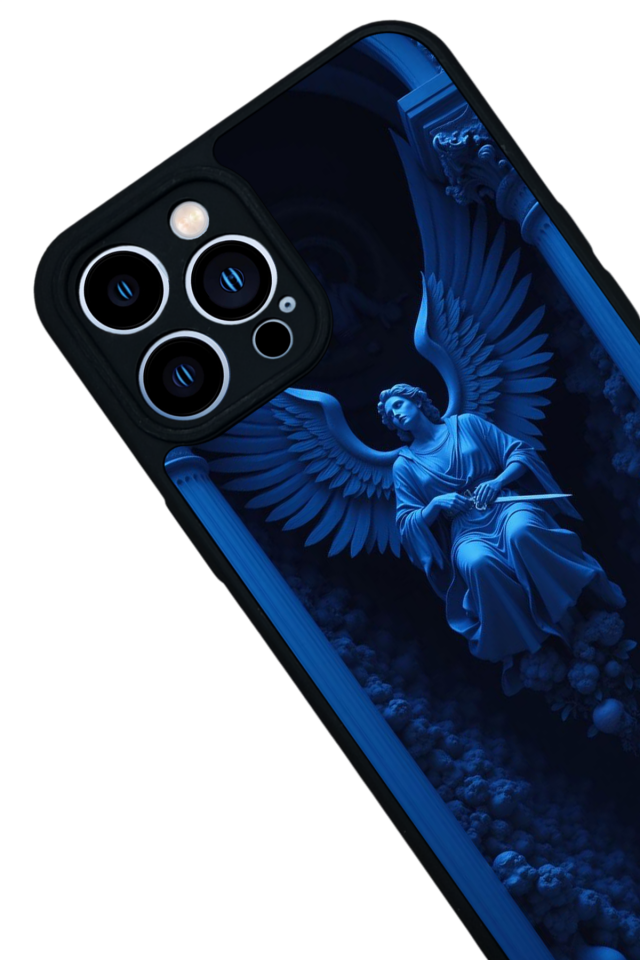 iPhone 12 Pro Max Uyumlu Melek Tasarımlı Glossy Premium Kılıf