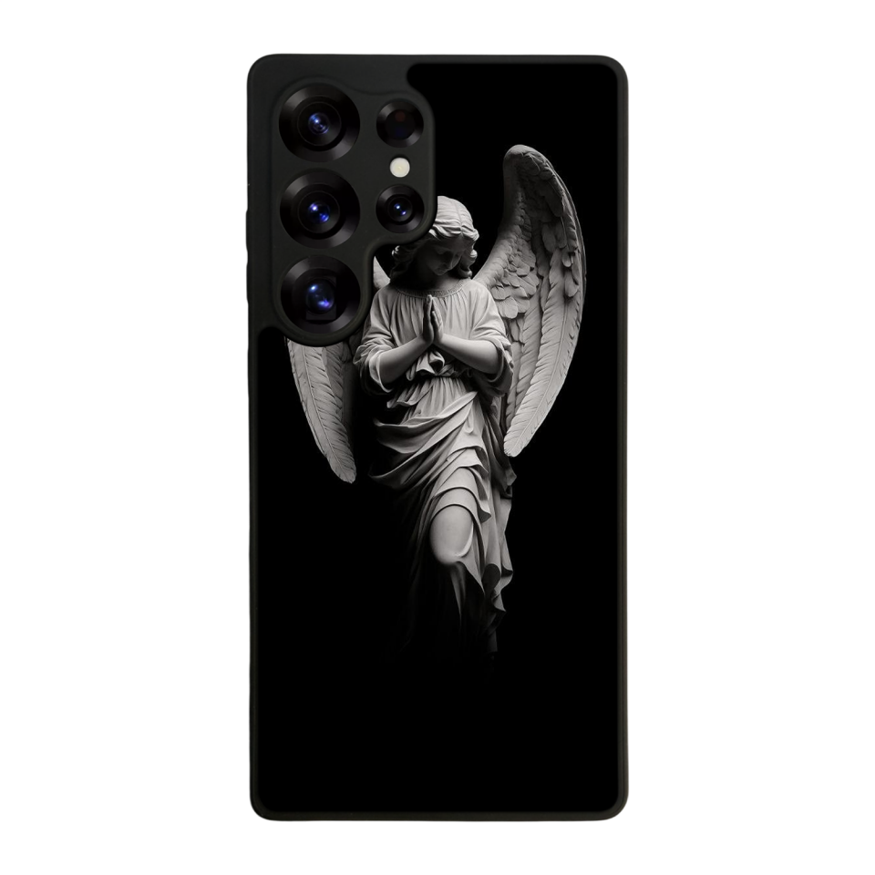 Samsung Galaxy S25 Ultra Uyumlu Melek Tasarımlı Glossy Premium Kılıf