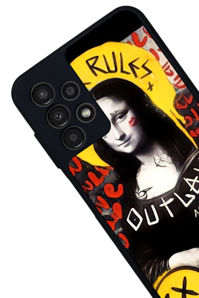 Samsung Galaxy A13 Uyumlu Monalisa Tasarımlı Glossy Premium Kılıf