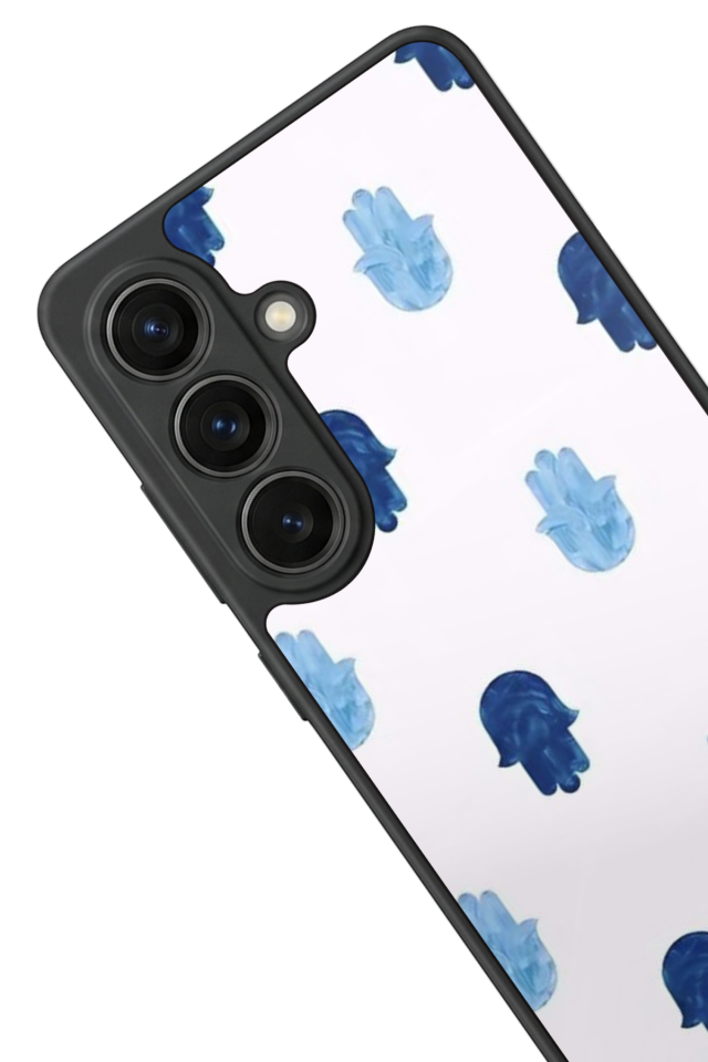 Samsung Galaxy S26 Uyumlu Nazar Tasarımlı Glossy Premium Kılıf