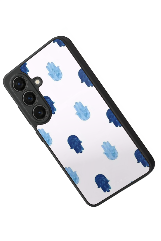Samsung Galaxy S26 Uyumlu Nazar Tasarımlı Glossy Premium Kılıf