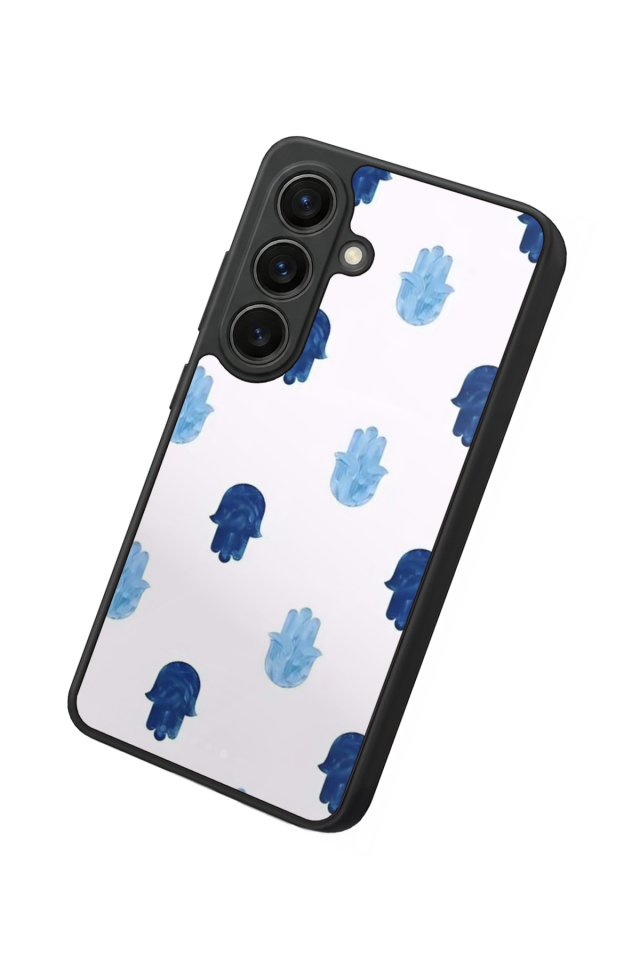 Samsung Galaxy S26 Uyumlu Nazar Tasarımlı Glossy Premium Kılıf