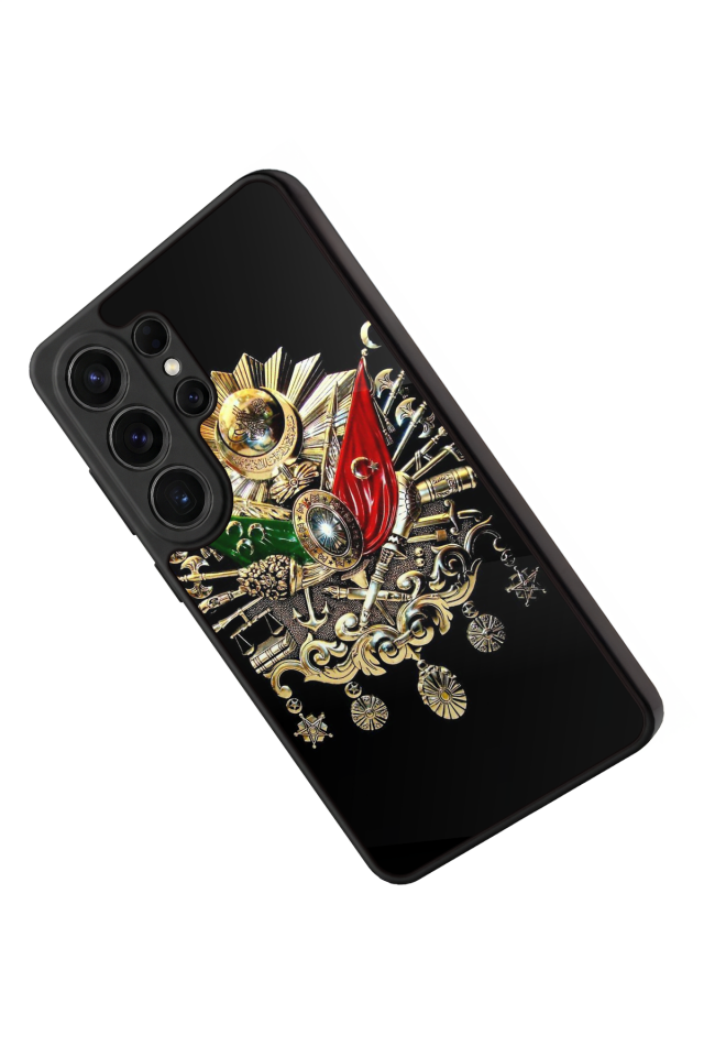 Samsung Galaxy S26 Ultra Uyumlu Osmanli Tugrasi Tasarımlı Glossy Premium Kılıf