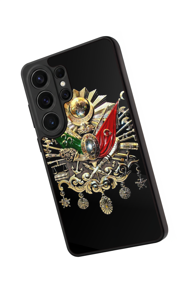 Samsung Galaxy S26 Ultra Uyumlu Osmanli Tugrasi Tasarımlı Glossy Premium Kılıf