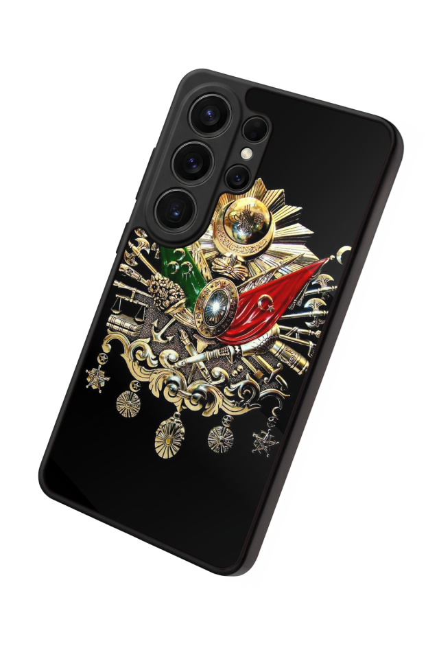 Samsung Galaxy S26 Ultra Uyumlu Osmanli Tugrasi Tasarımlı Glossy Premium Kılıf