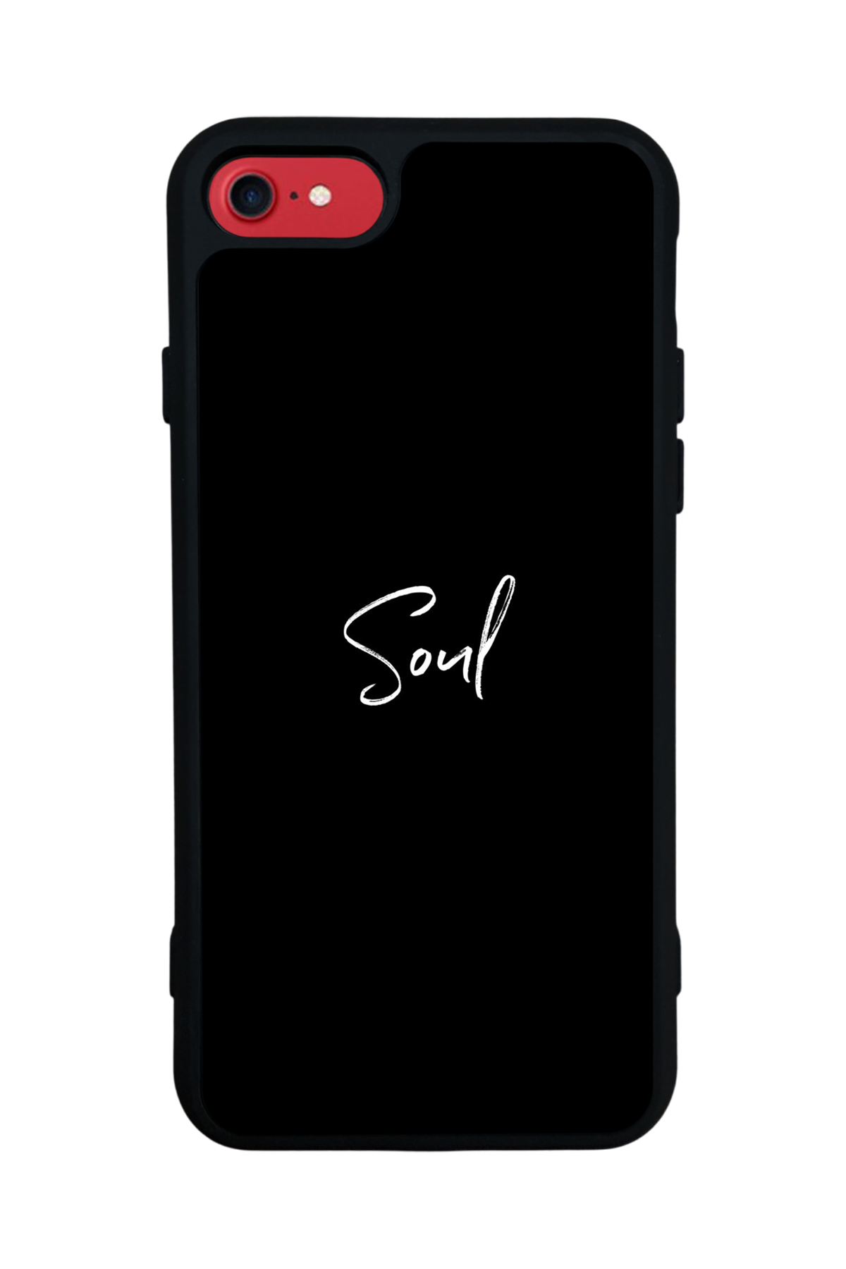 iPhone SE Uyumlu SOUL Tasarımlı Glossy Premium Kılıf