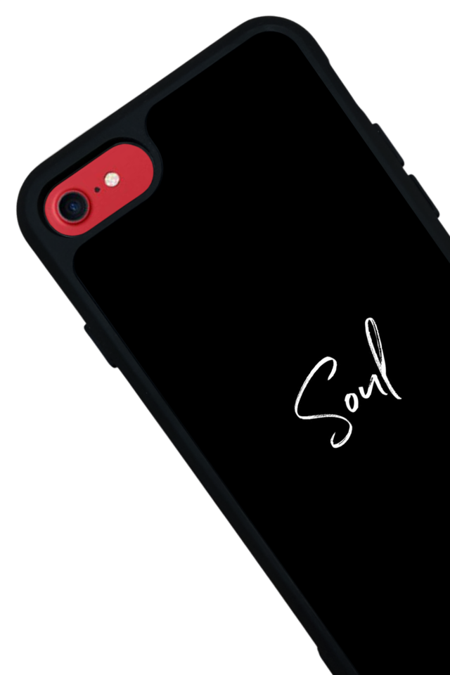 iPhone SE Uyumlu SOUL Tasarımlı Glossy Premium Kılıf