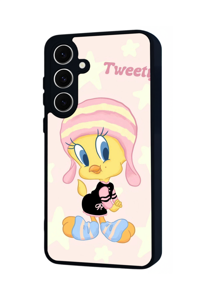 Samsung Galaxy A16 Uyumlu Tweety Tasarımlı Glossy Premium Kılıf