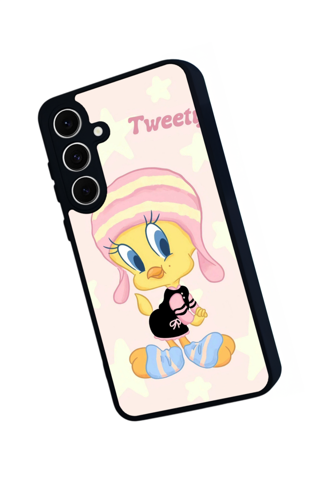Samsung Galaxy A16 Uyumlu Tweety Tasarımlı Glossy Premium Kılıf