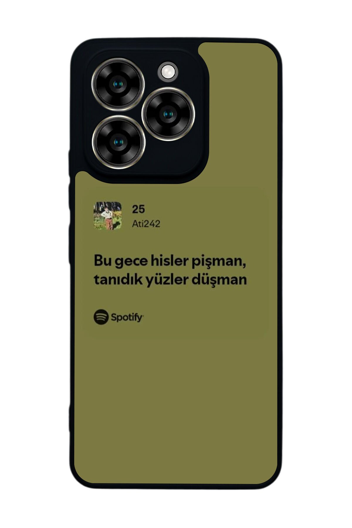 Reeder S919 Uyumlu Sarki Sozleri Tasarımlı Glossy Premium Kılıf