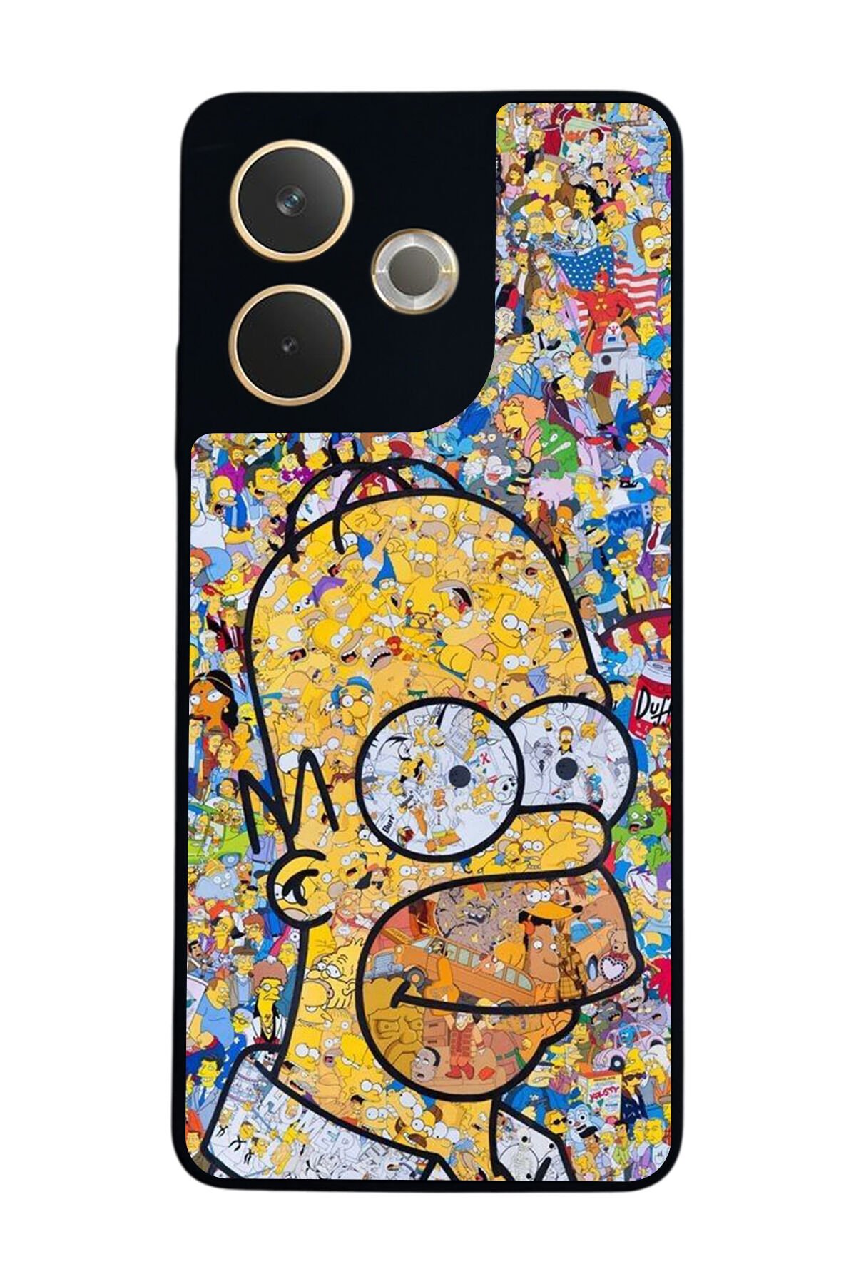 Oppo A5 Pro Uyumlu The Simpsons Tasarımlı Glossy Premium Kılıf