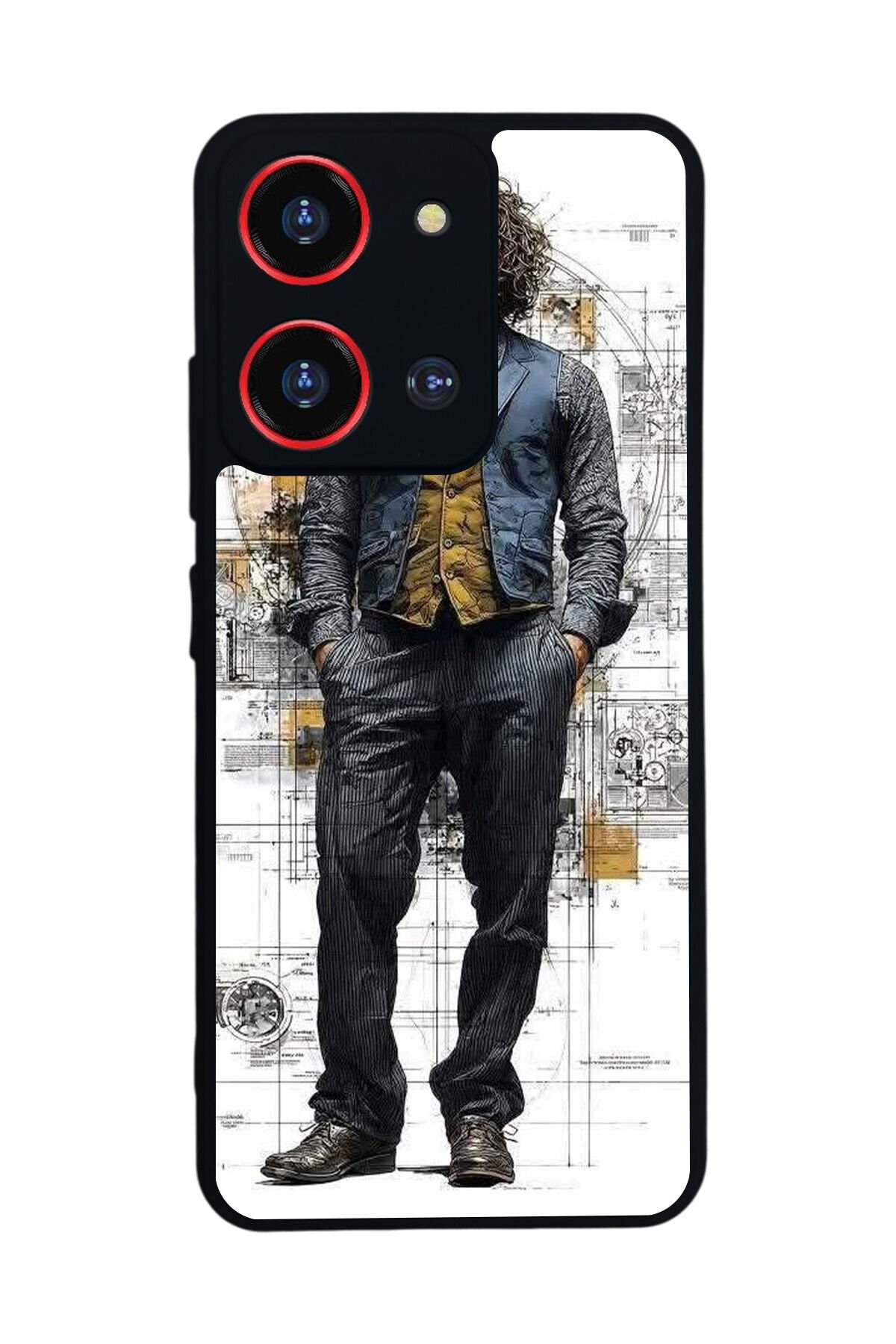 Reeder S19 Max Pro S ZOOM Uyumlu Joker Tasarımlı Glossy Premium Kılıf