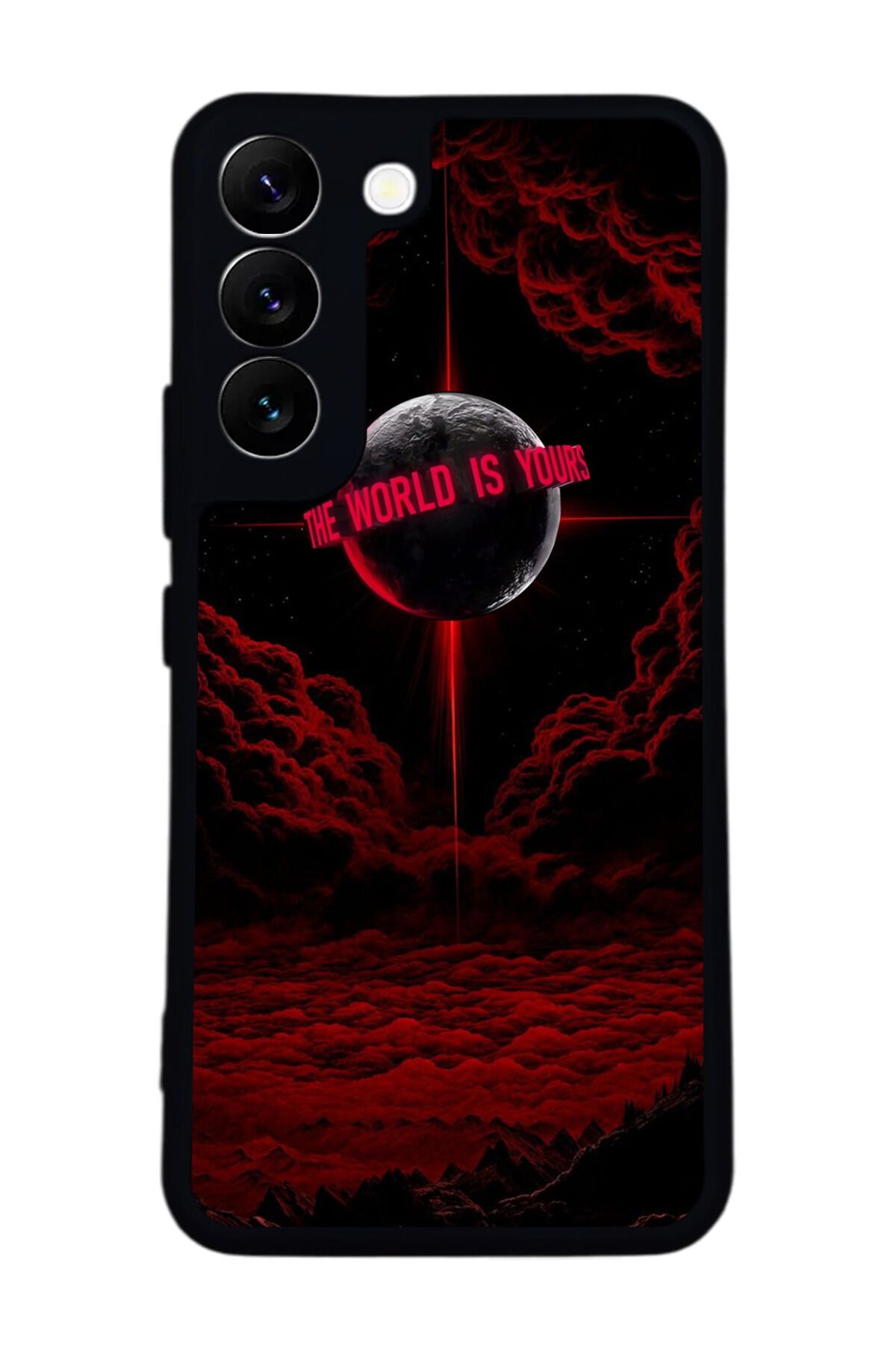 Samsung Galaxy S22 Uyumlu Scarface Tasarımlı Glossy Premium Kılıf
