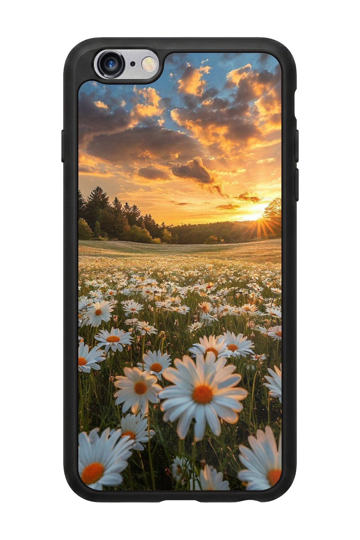 iPhone 6 Plus Uyumlu Cicek Tasarımlı Glossy Premium Kılıf