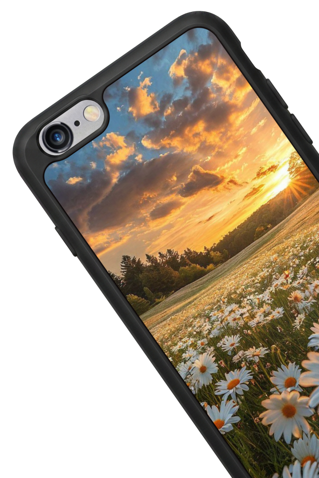 iPhone 6 Plus Uyumlu Cicek Tasarımlı Glossy Premium Kılıf