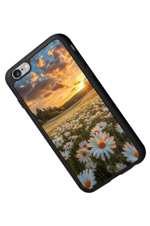 iPhone 6 Plus Uyumlu Cicek Tasarımlı Glossy Premium Kılıf