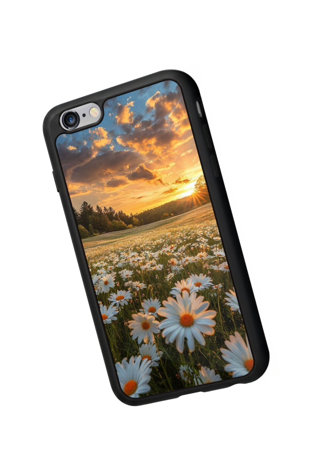 iPhone 6 Plus Uyumlu Cicek Tasarımlı Glossy Premium Kılıf