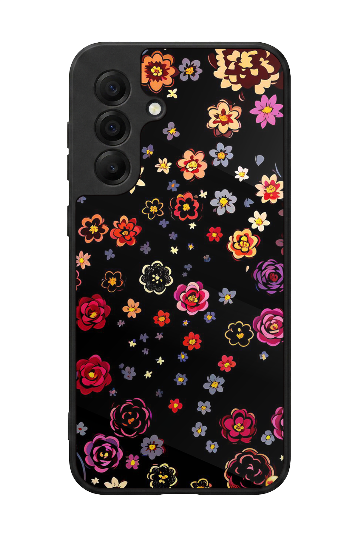 Samsung Galaxy A17 Uyumlu Floral Tasarımlı Glossy Premium Kılıf