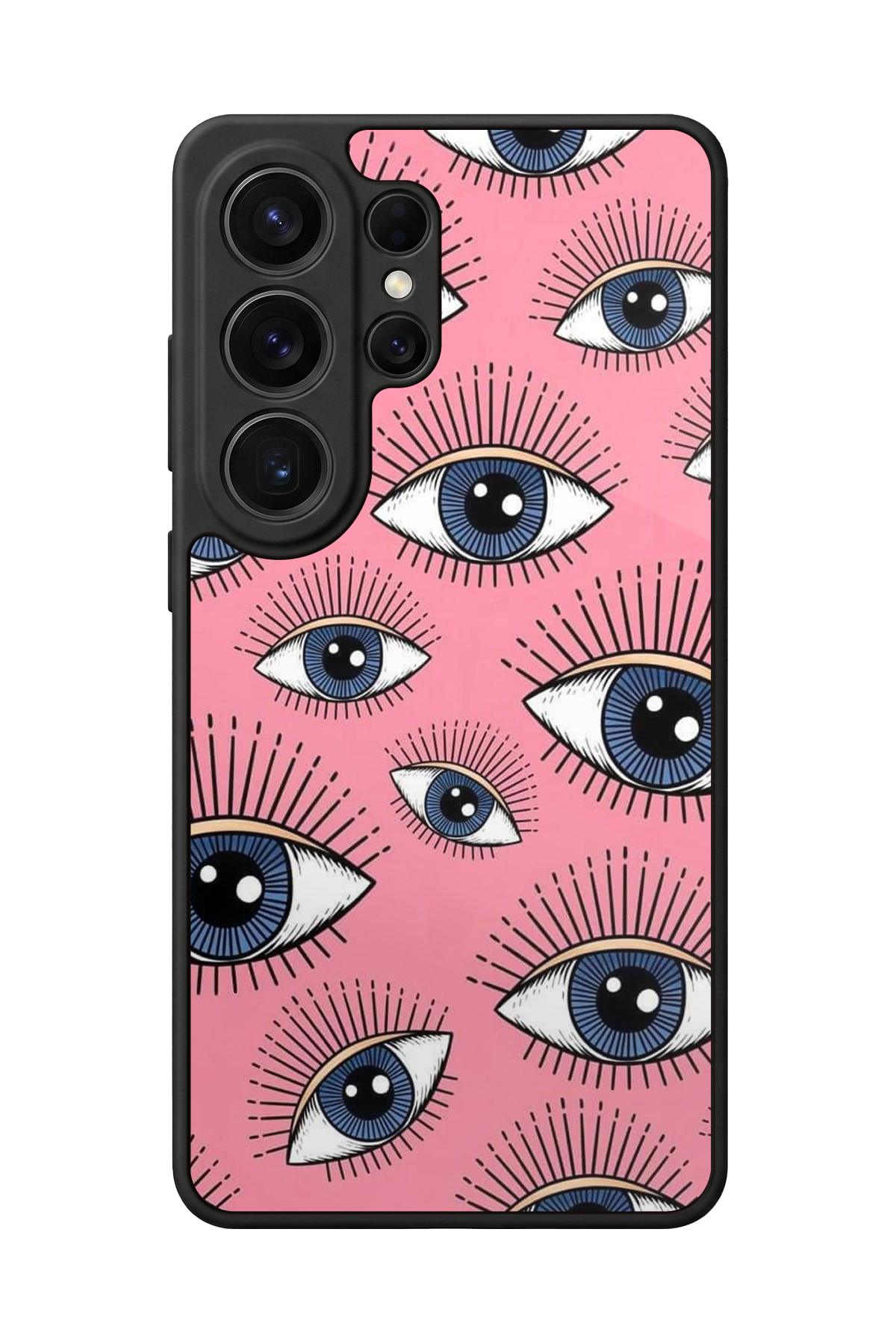 Samsung Galaxy S26 Ultra Uyumlu Göz Tasarımlı Glossy Premium Kılıf