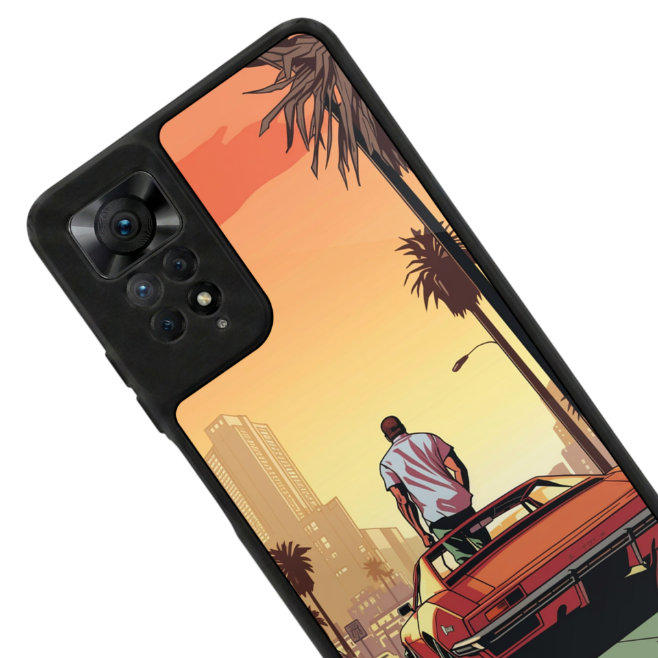 Xiaomi Redmi Note 12 Pro Uyumlu GTA Tasarımlı Glossy Premium Kılıf