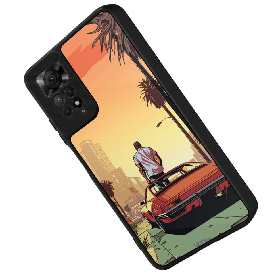 Xiaomi Redmi Note 12 Pro Uyumlu GTA Tasarımlı Glossy Premium Kılıf