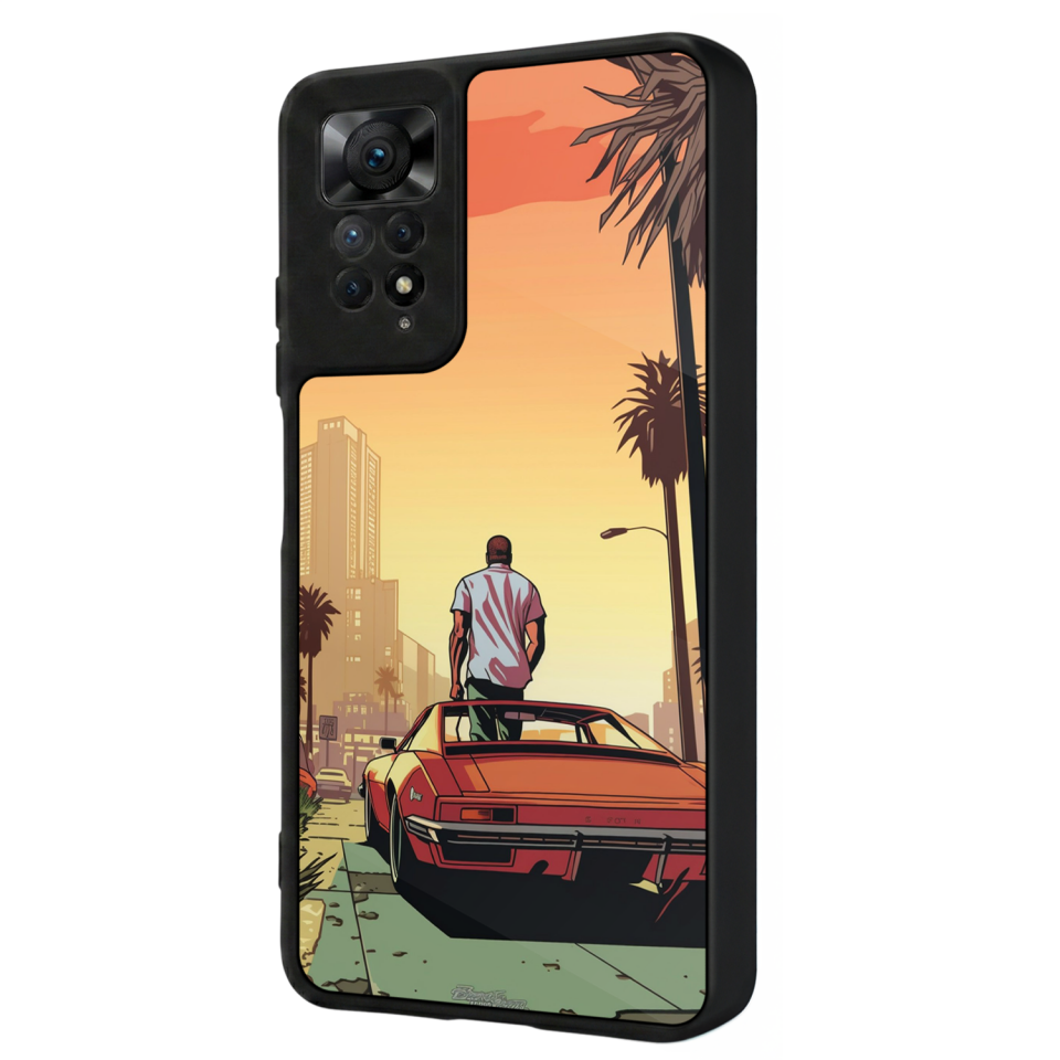 Xiaomi Redmi Note 12 Pro Uyumlu GTA Tasarımlı Glossy Premium Kılıf