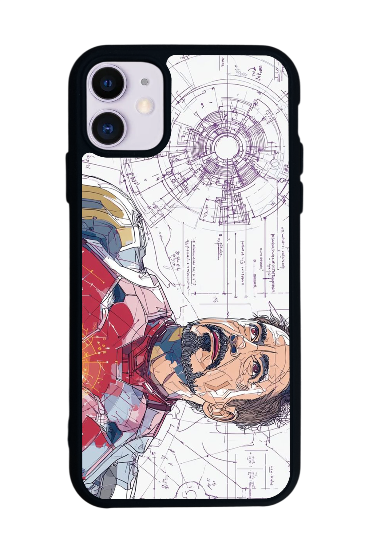 iPhone 11 Uyumlu Iron Man ( Demir Adam ) Tasarımlı Glossy Premium Kılıf