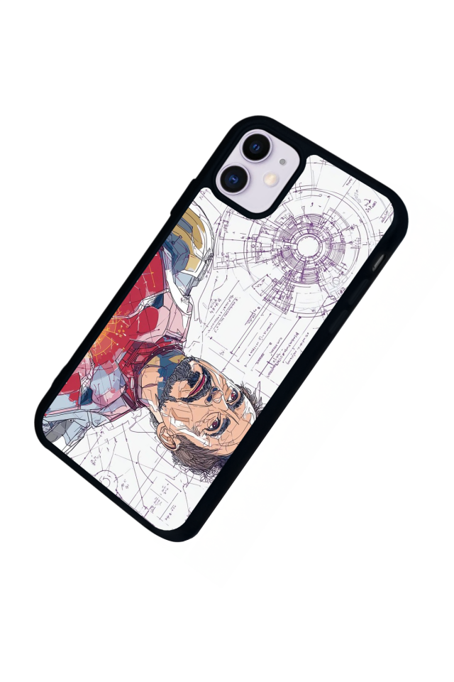 iPhone 11 Uyumlu Iron Man ( Demir Adam ) Tasarımlı Glossy Premium Kılıf