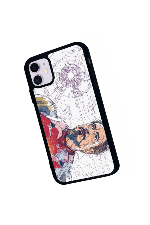 iPhone 11 Uyumlu Iron Man ( Demir Adam ) Tasarımlı Glossy Premium Kılıf