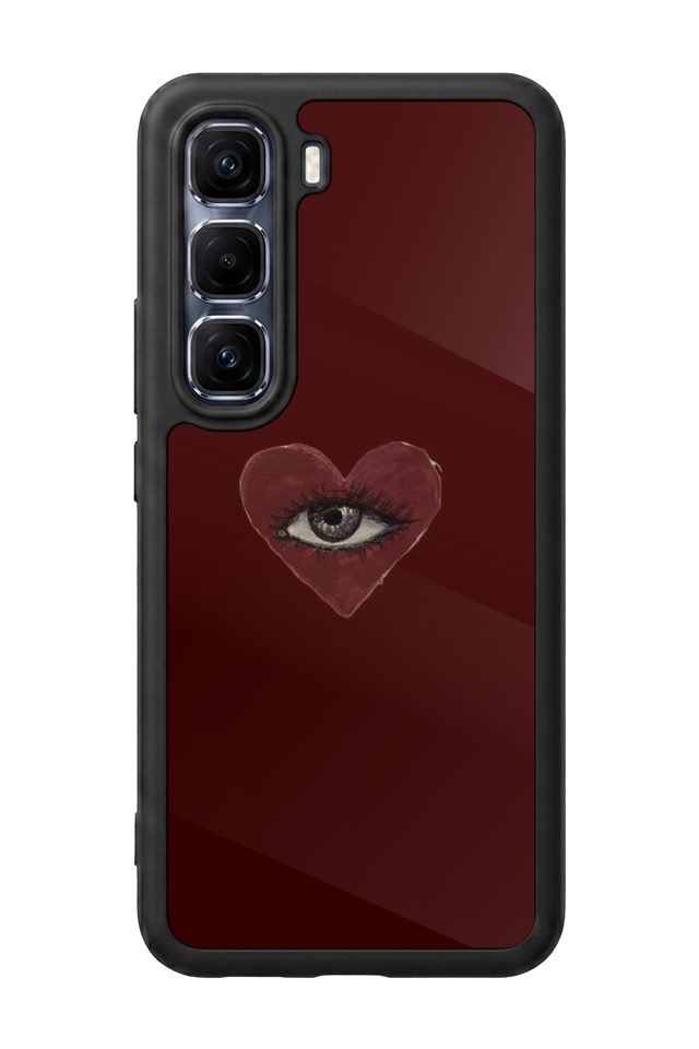 Infinix Hot 60 Pro Plus Uyumlu Kalp Love Tasarımlı Glossy Premium Kılıf